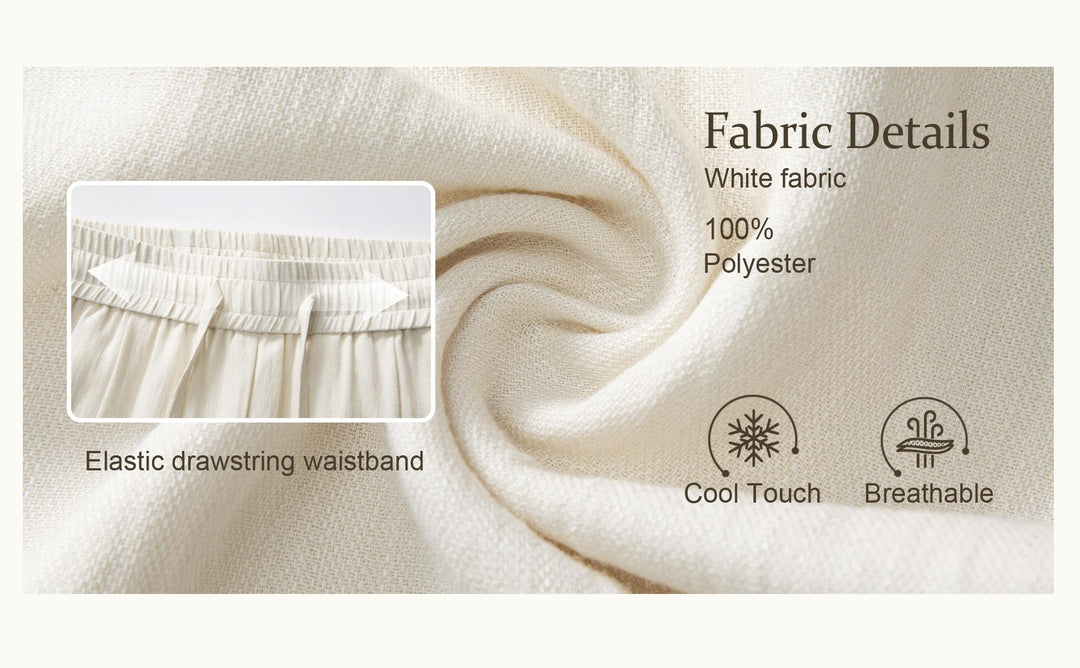 Linen Breeze Wide-Leg Pants