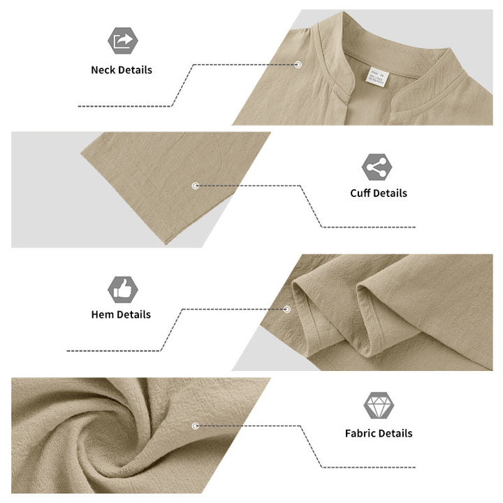 Minimal Luxe Henley Shirt