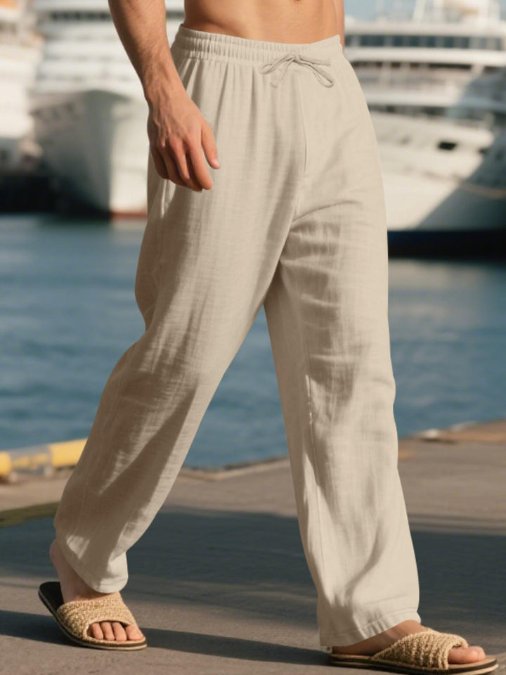 Linen Relaxed Beach Pants