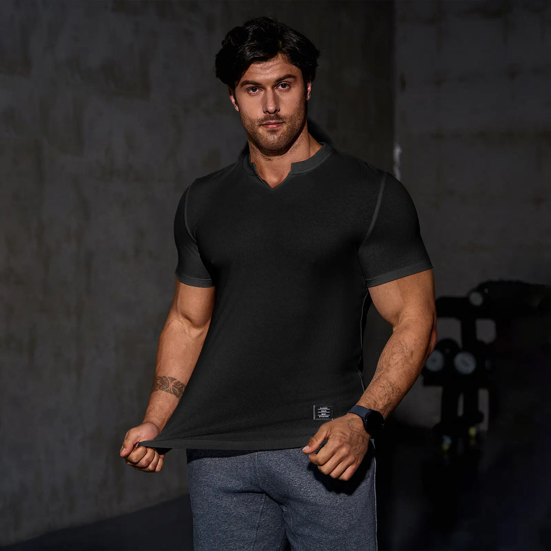 Muscle Fit V-Neck Performance Tee