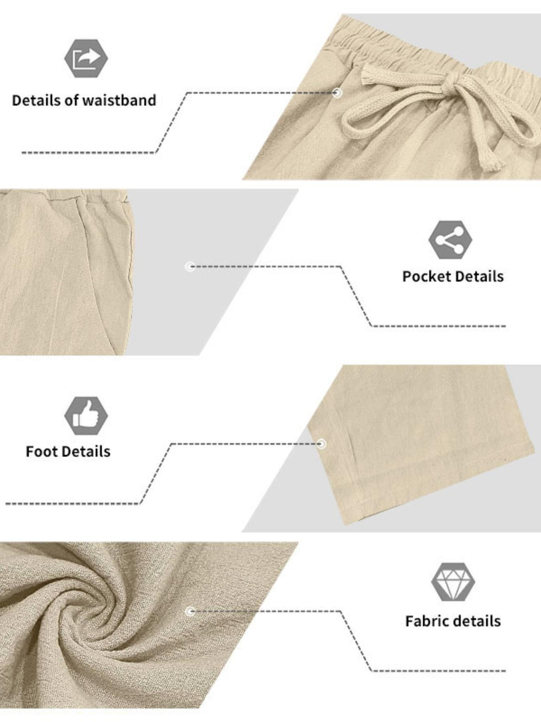 Linen Relaxed Beach Pants