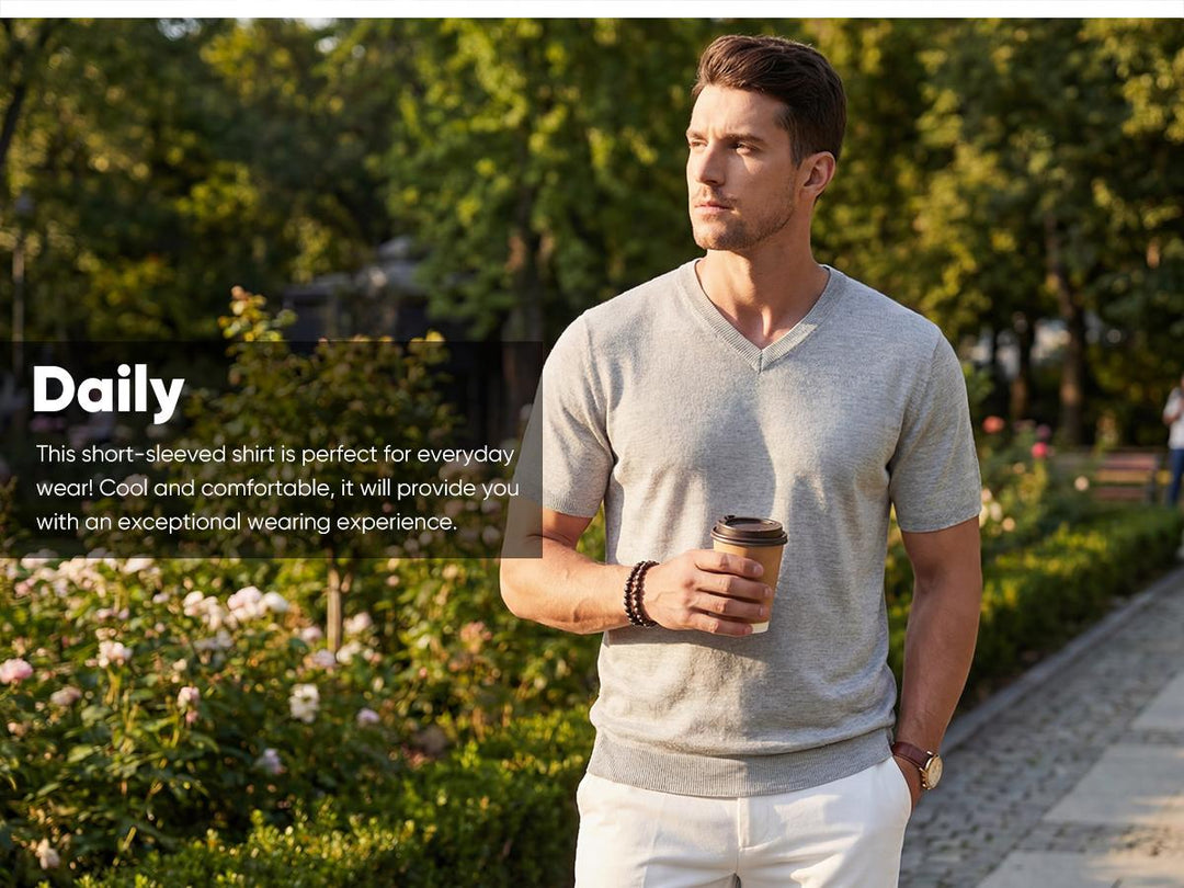 Slim Fit V-Neck Performance Tee