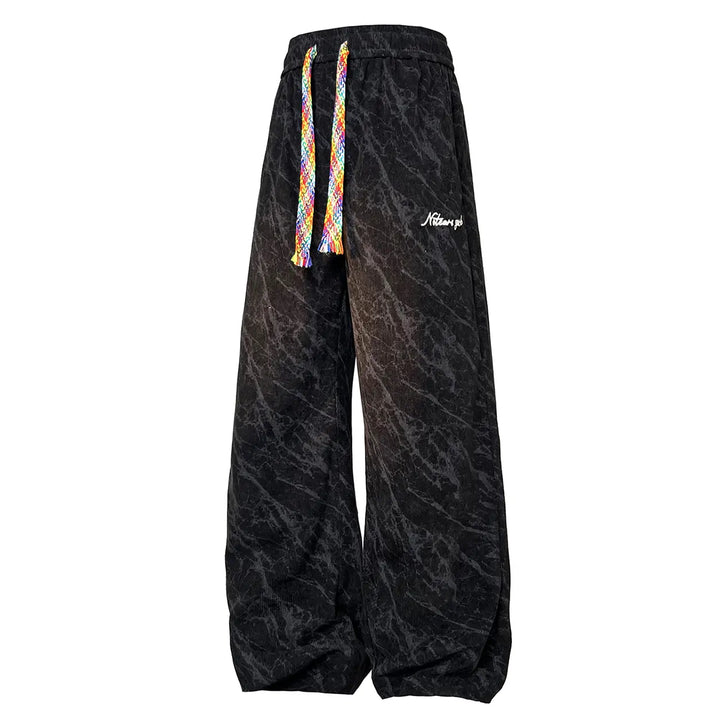 corduroy wide-leg streetwear pants