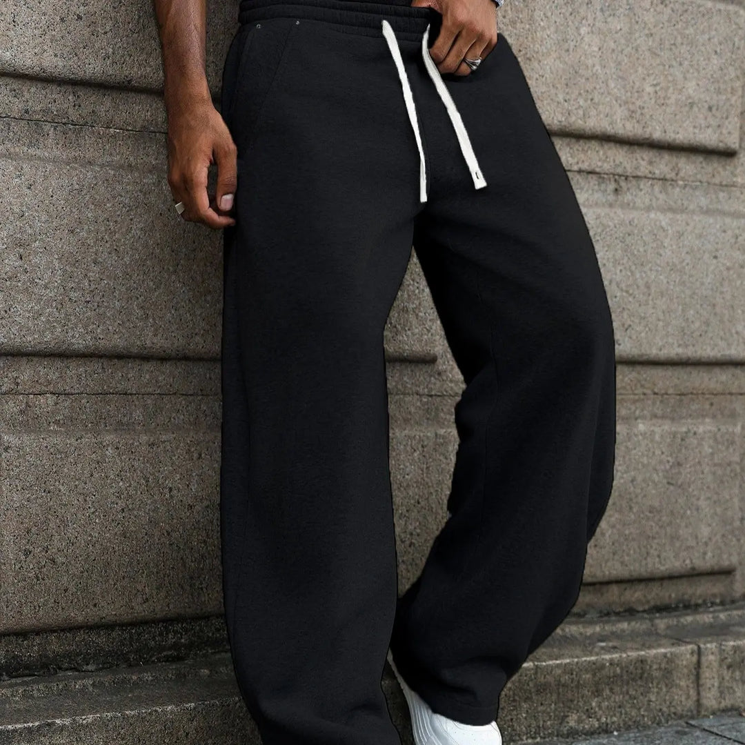 PLUS-SIZE WIDE-LEG PANTS