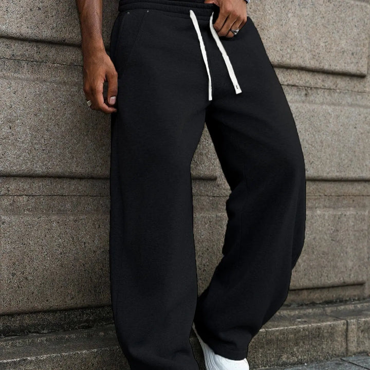 PLUS-SIZE WIDE-LEG PANTS
