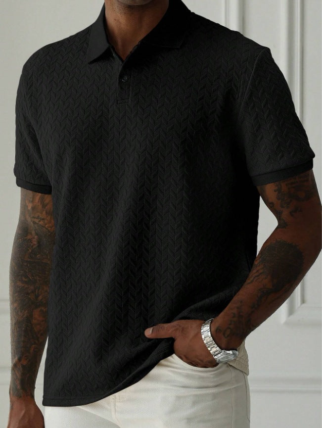 Executive Texture Knit Polo