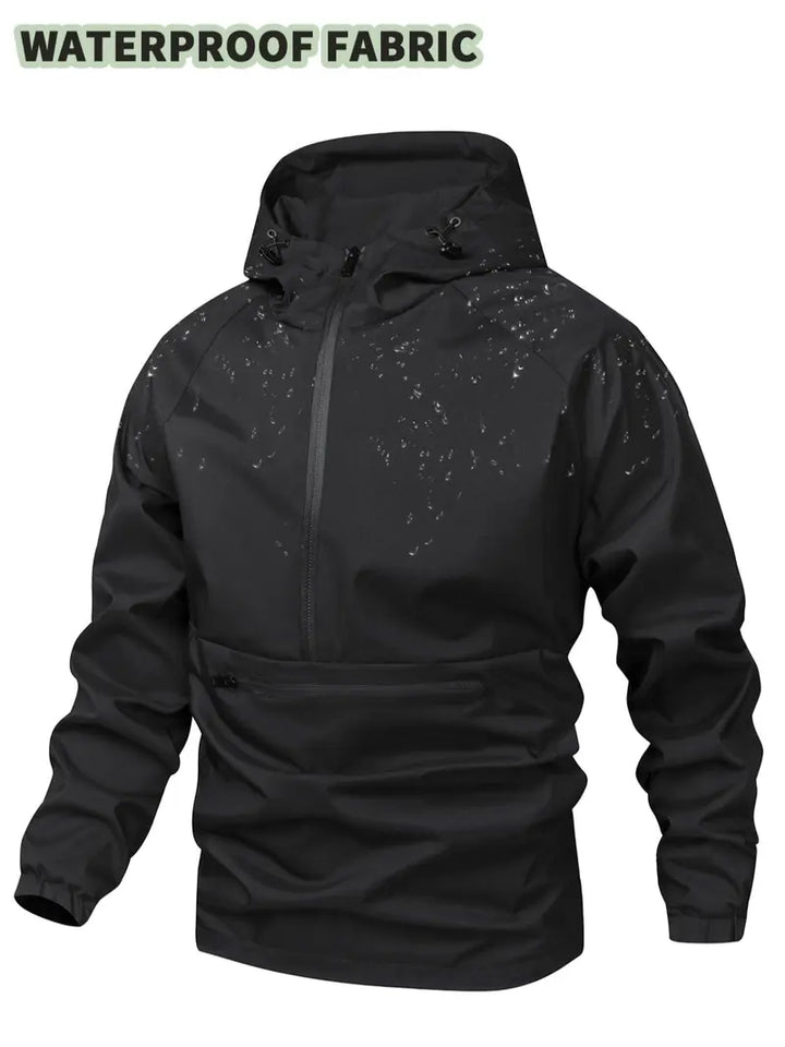 Waterproof Half-Zip Hooded Jacket