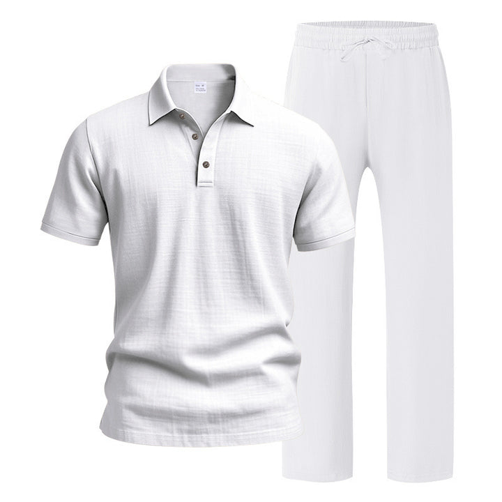 Men’s Linen Beach Two Piece Set