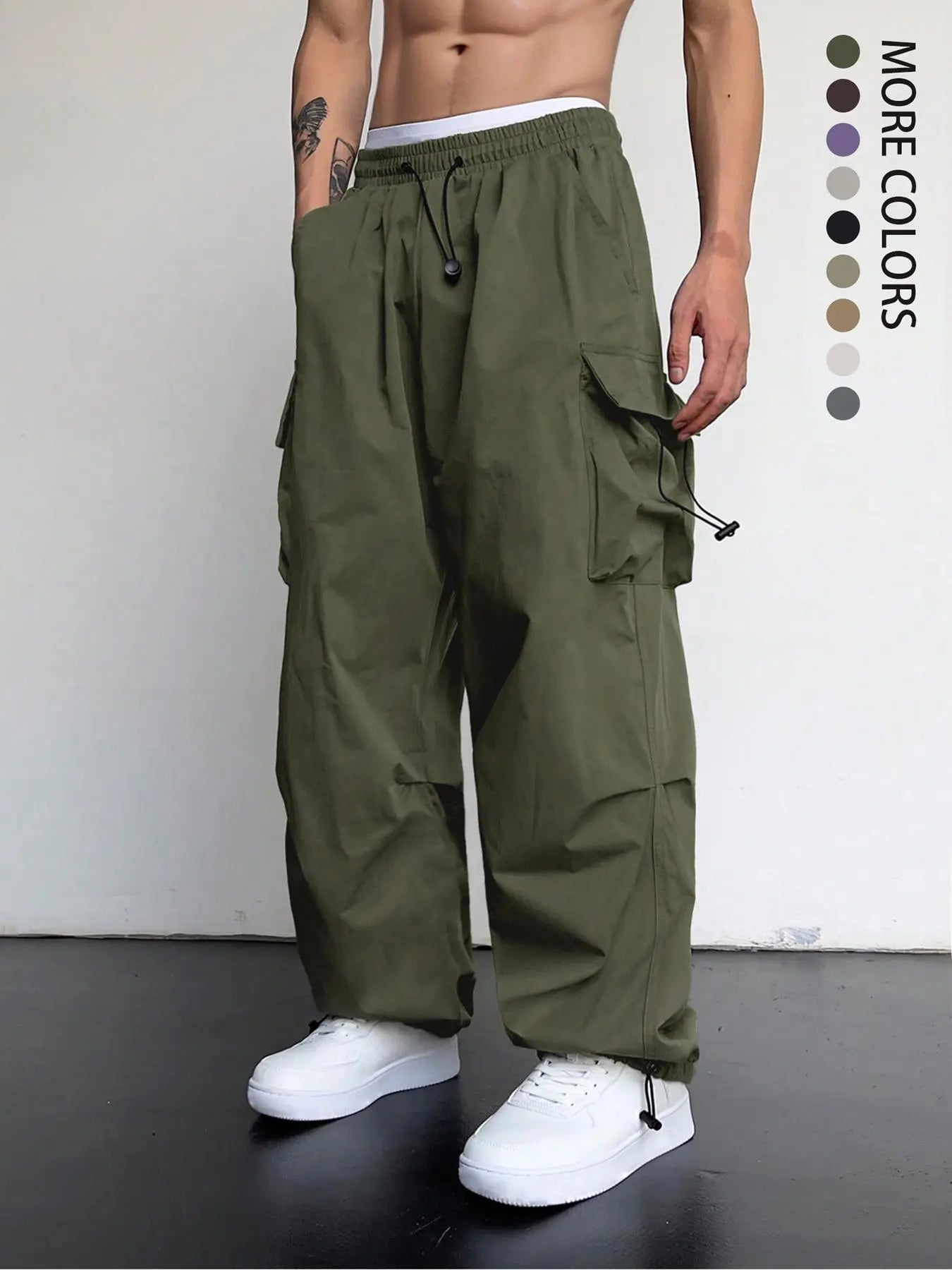 Cargo Parachute Pants