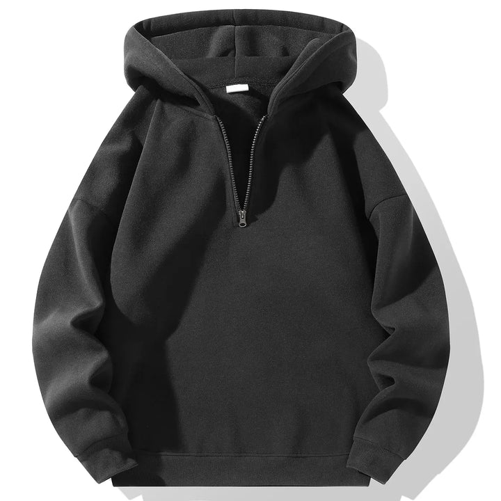 Half-Zip Long Sleeve Hoodie