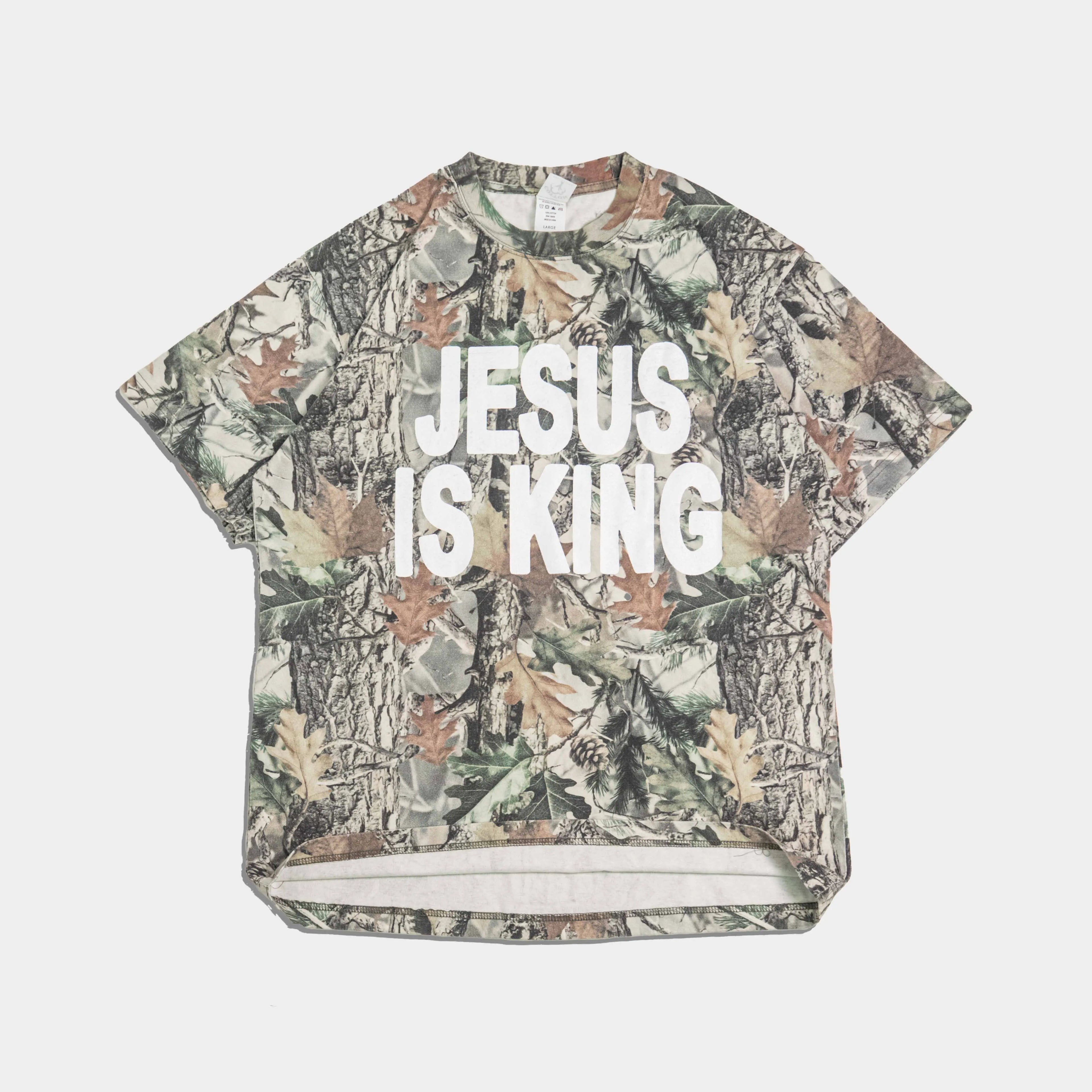 Jesus Is King Camo Faith Tee
