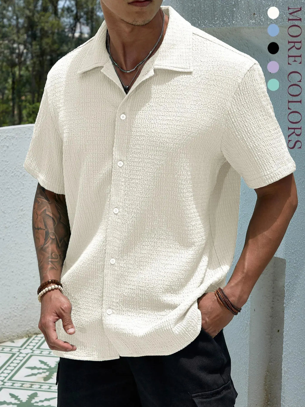 Monaco Textured Resort Shirt