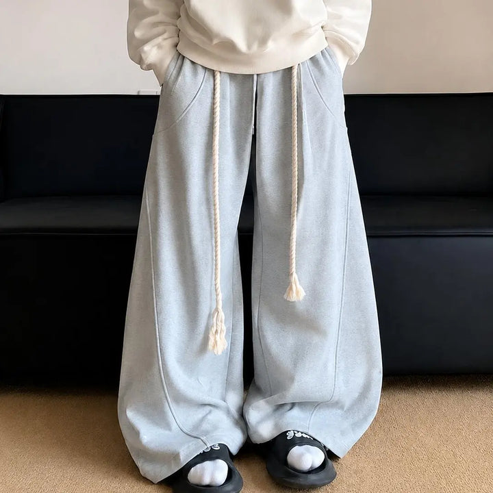 Baggy Wide-Leg Sweatpants