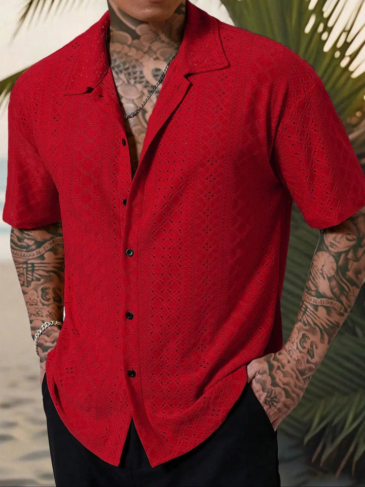 A Textured Summer Statement Shirts