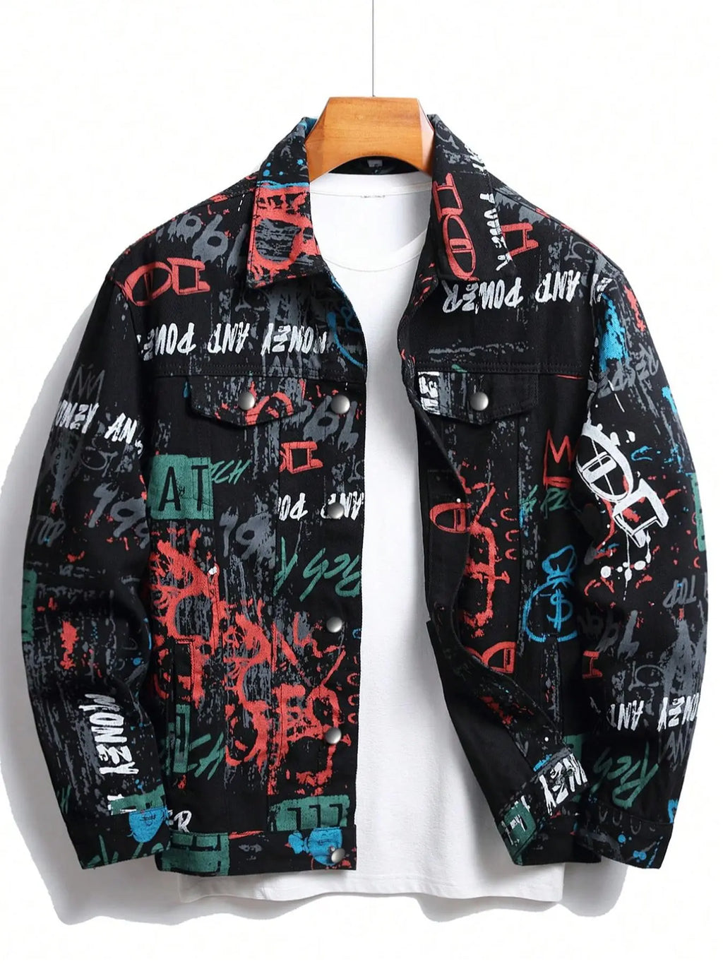 Urban Graffiti Denim Jacket