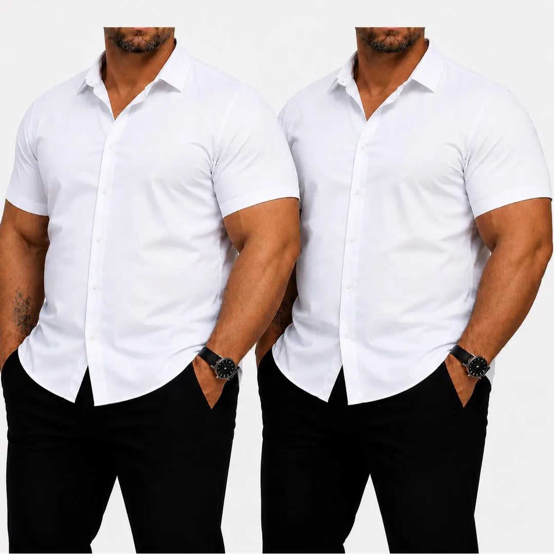 2-PACK BIG &amp;TALL PERFORMANCE DRESS SHIRTS