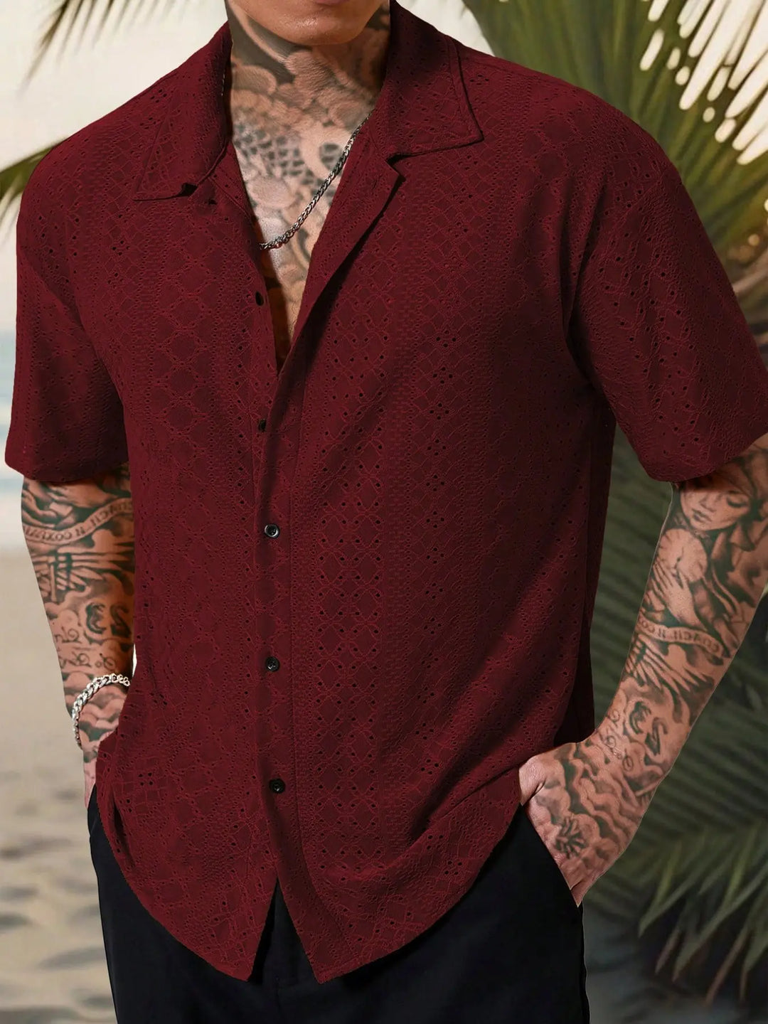 Coastal Breeze Knit Resort Shirt