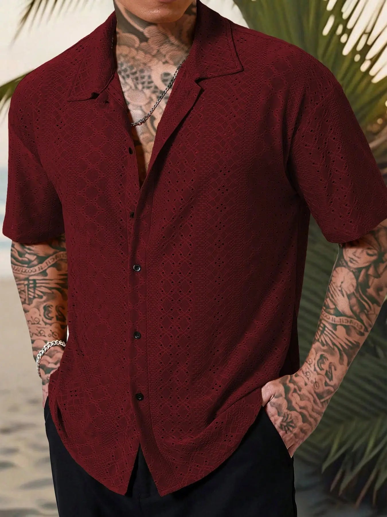 Coastal Breeze Knit Resort Shirt