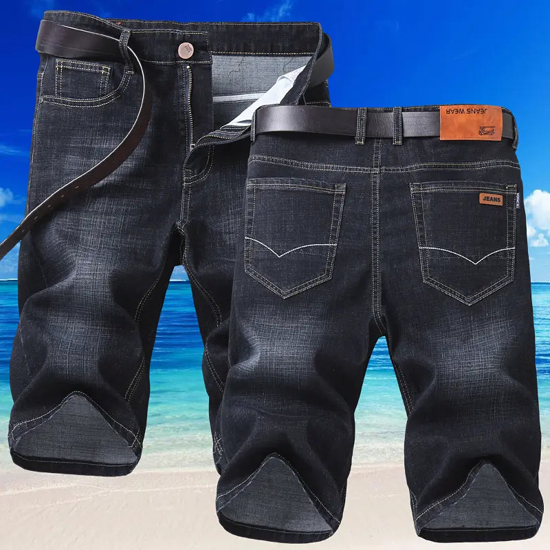 Plus Size Denim Shorts