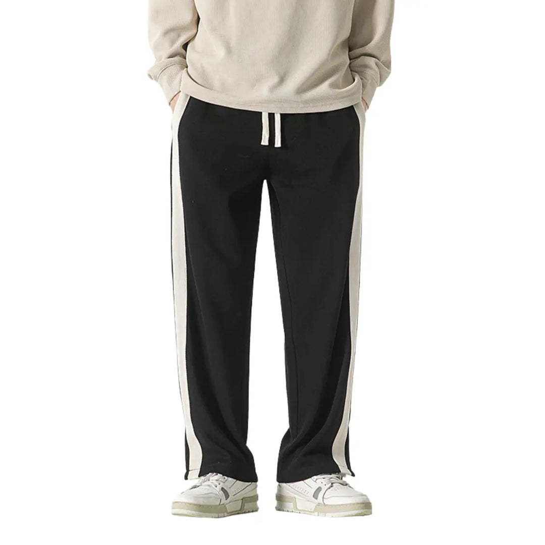 Retro Striped Athleisure Track Pants