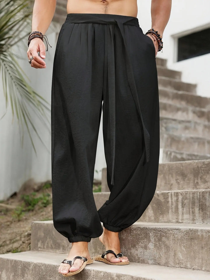 LINEN NIDE LEGCOMFORT PANTS