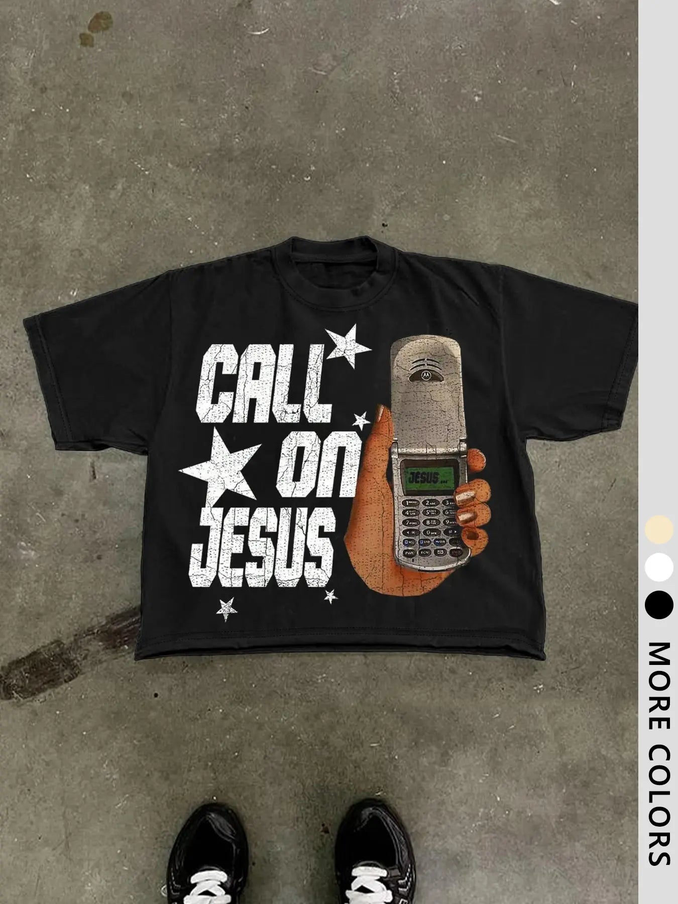 Call on Jesus Vintage Graphic Tee