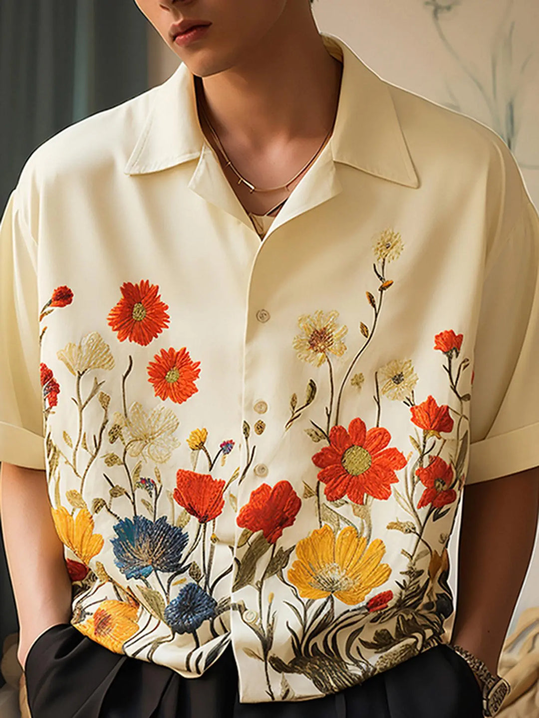 FloraLuxe Resort Shirt