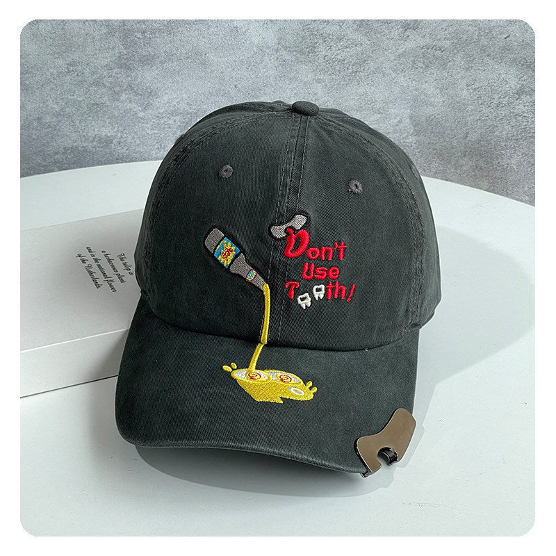 A cap that can open a bottle