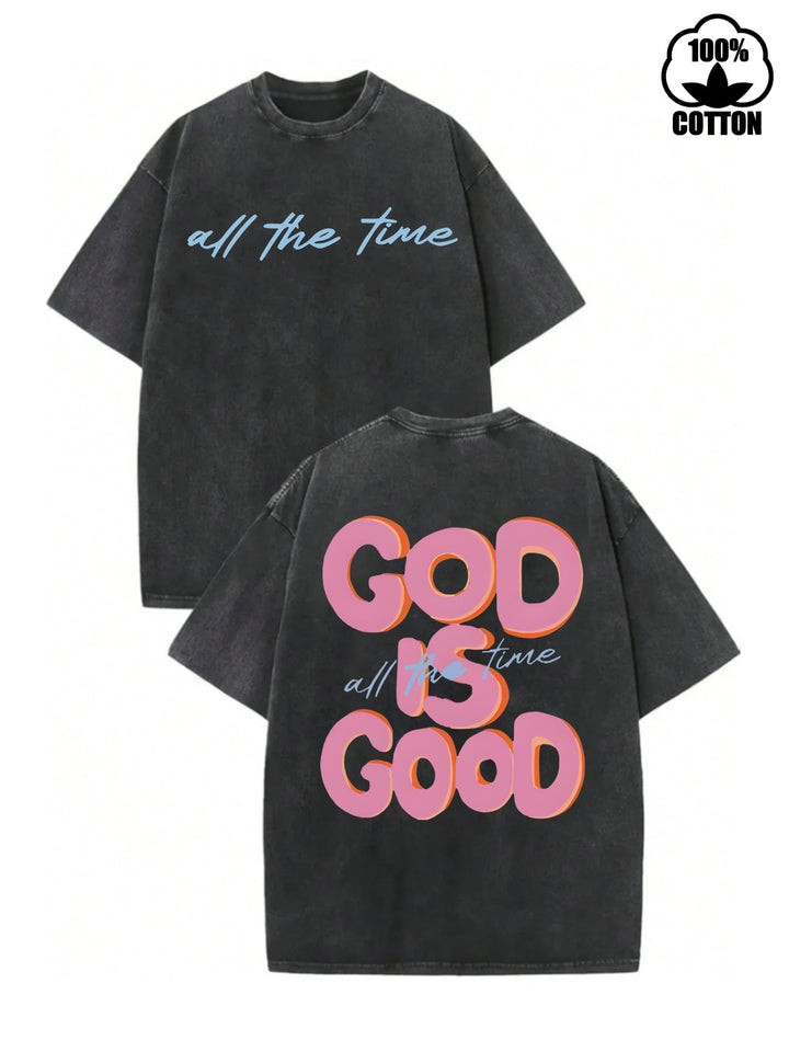 GOD IS GOOD VINTAGE FAITH TEE