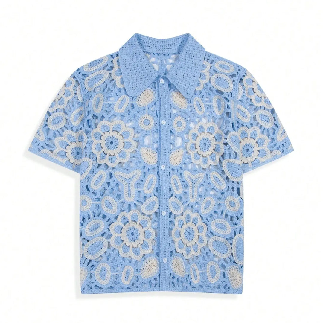Crochet Knit Shirt
