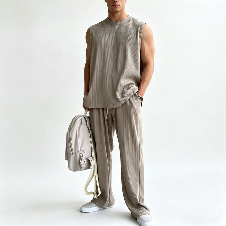 Athletic Sleeveless Lounge Set