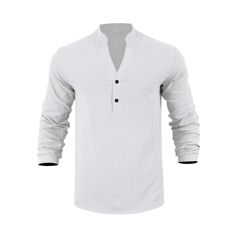 Minimal Luxe Henley Shirt