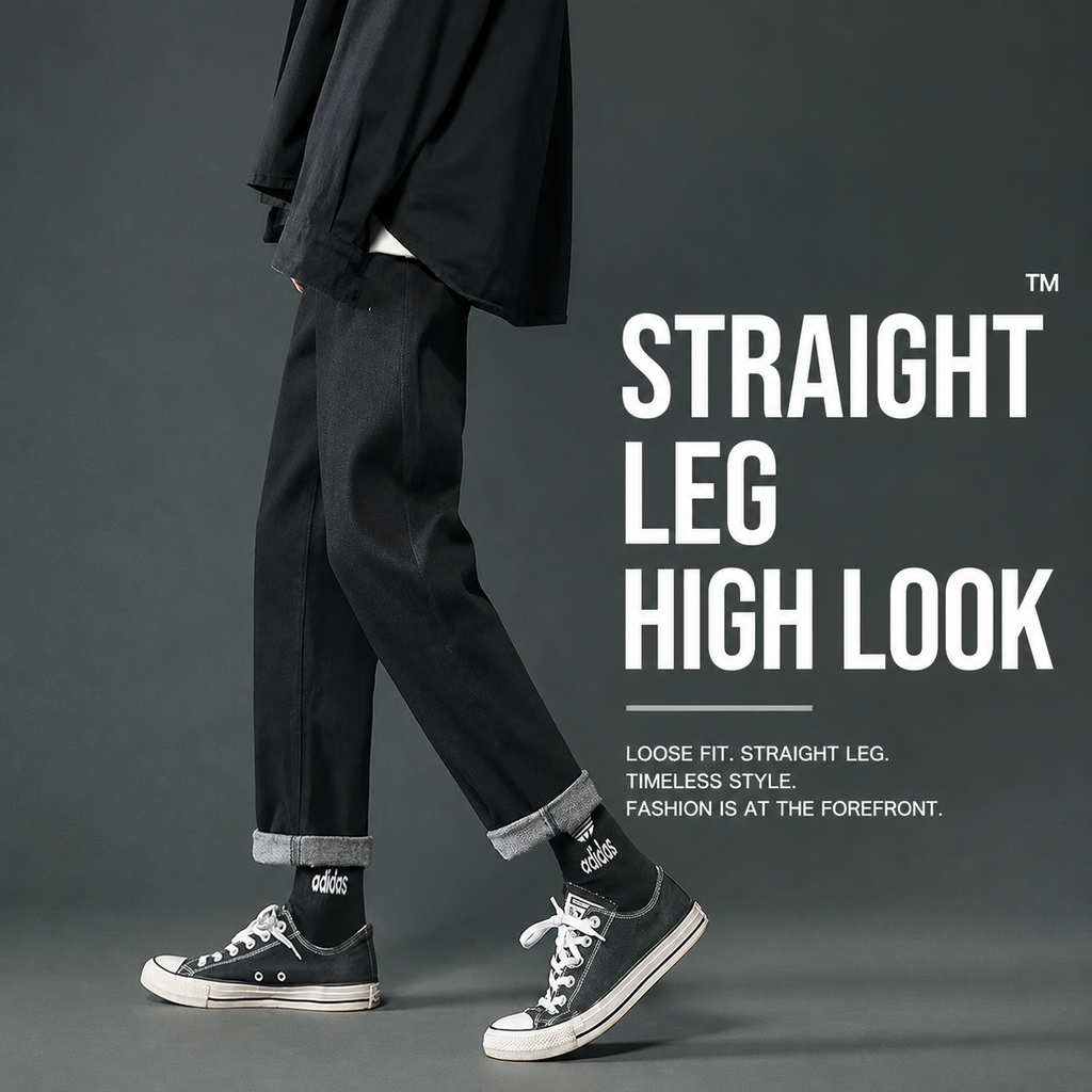 Essential Straight-Leg Denim