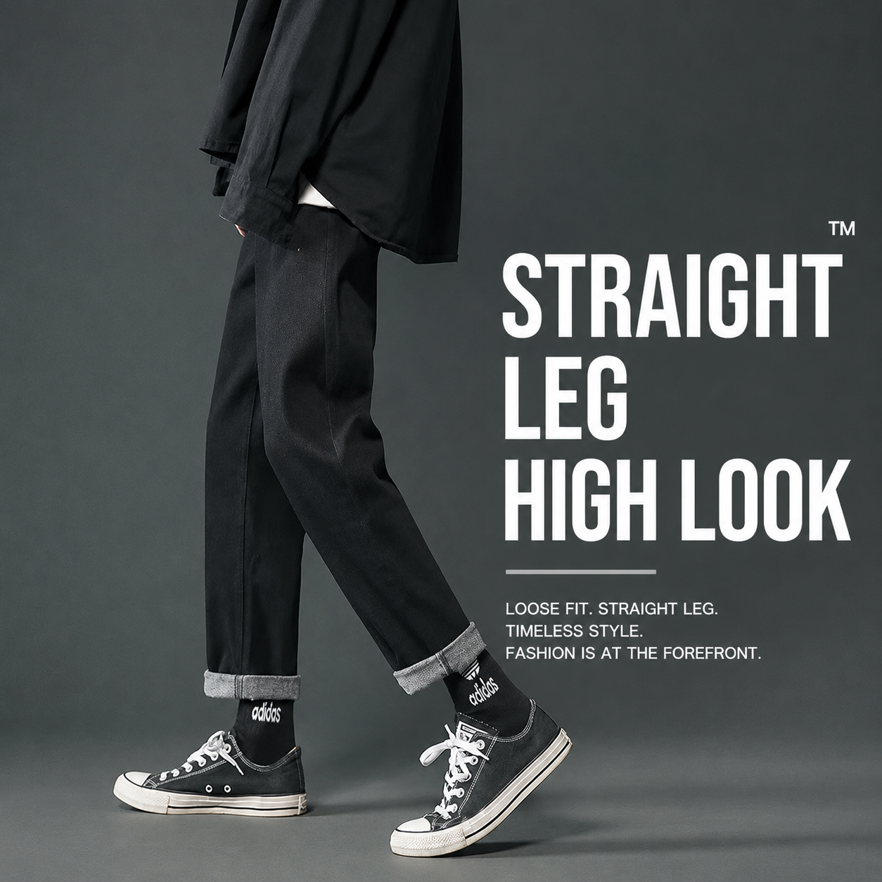 Essential Straight-Leg Denim