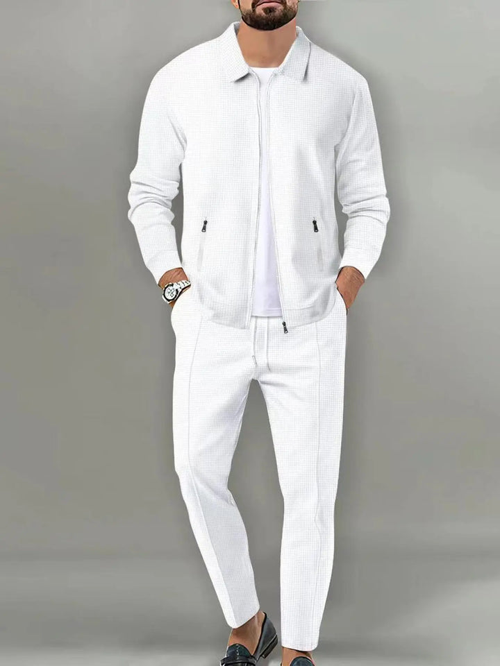Luxe Zip Knit Tracksuit Set