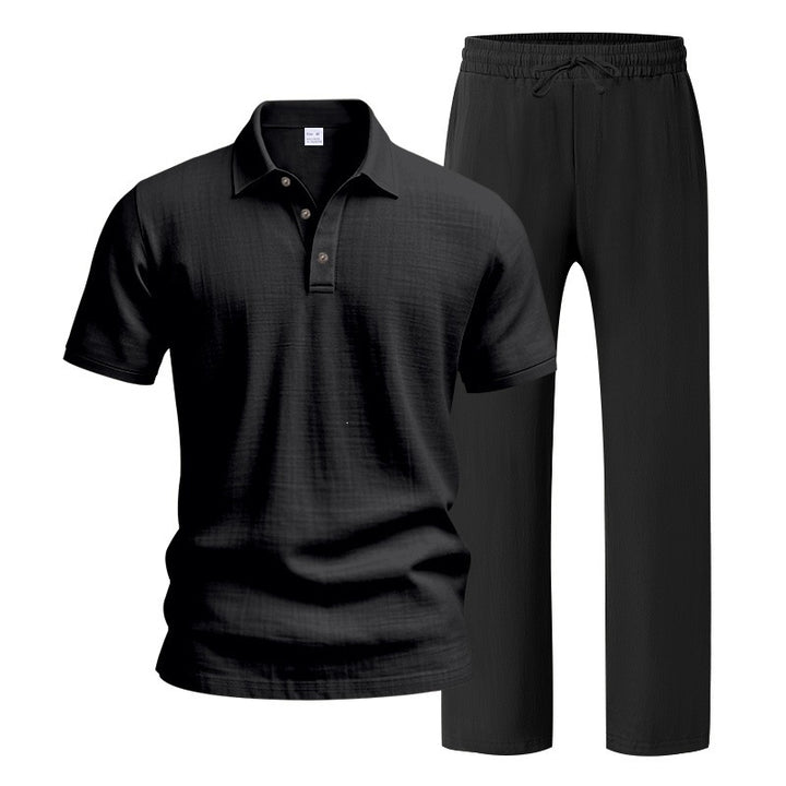 Men’s Linen Beach Two Piece Set