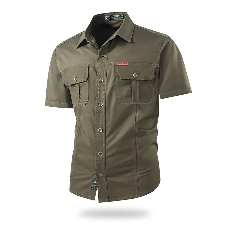 outdoor casual short-sleeve work shirt