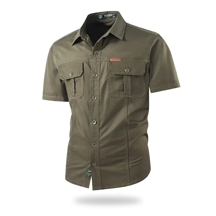 outdoor casual short-sleeve work shirt