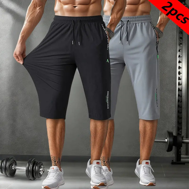 Men’s lightweight ice silk 3/4 pants