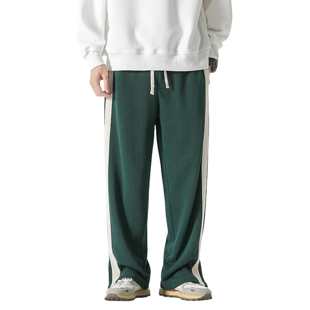 Retro Striped Athleisure Track Pants