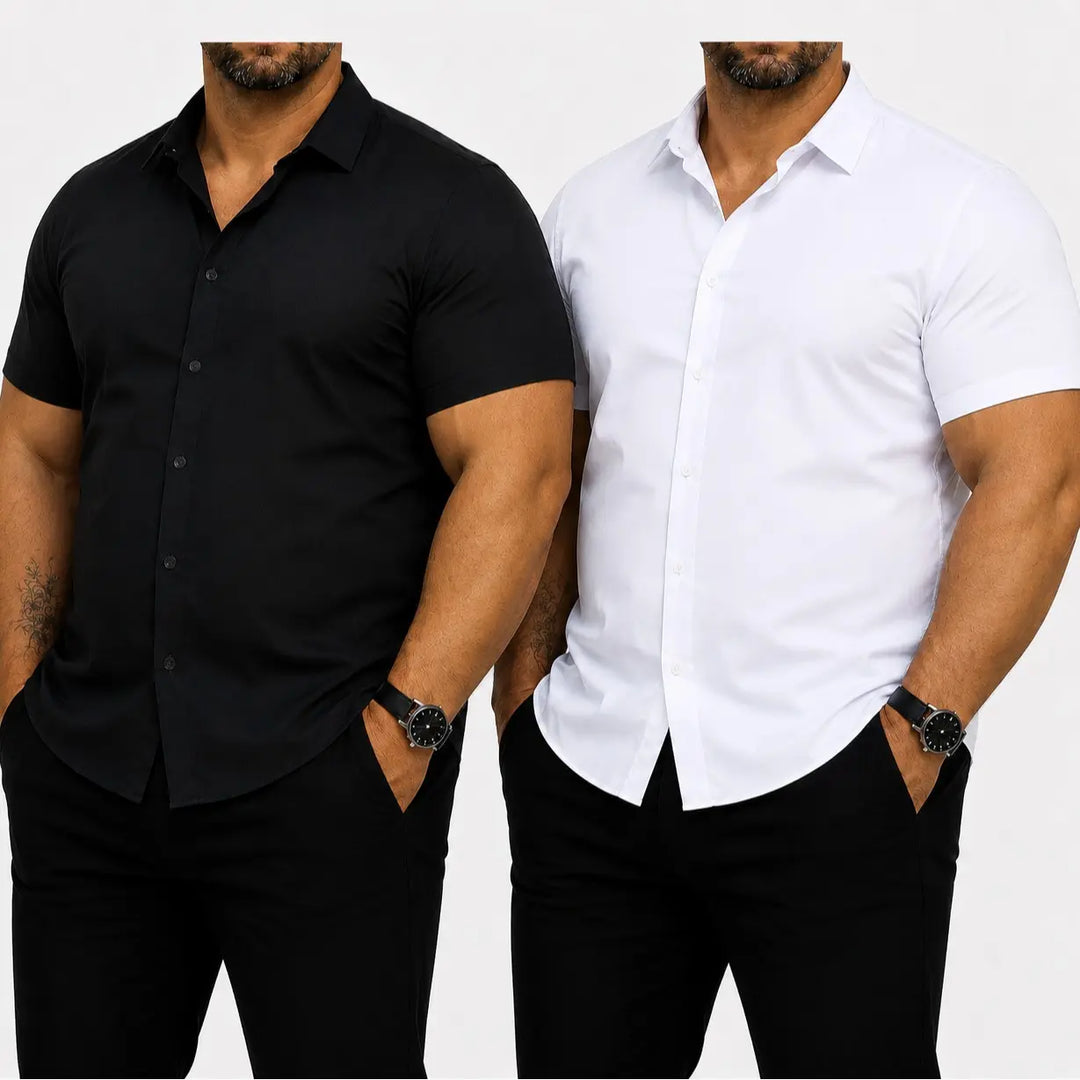 2-PACK BIG &amp;TALL PERFORMANCE DRESS SHIRTS