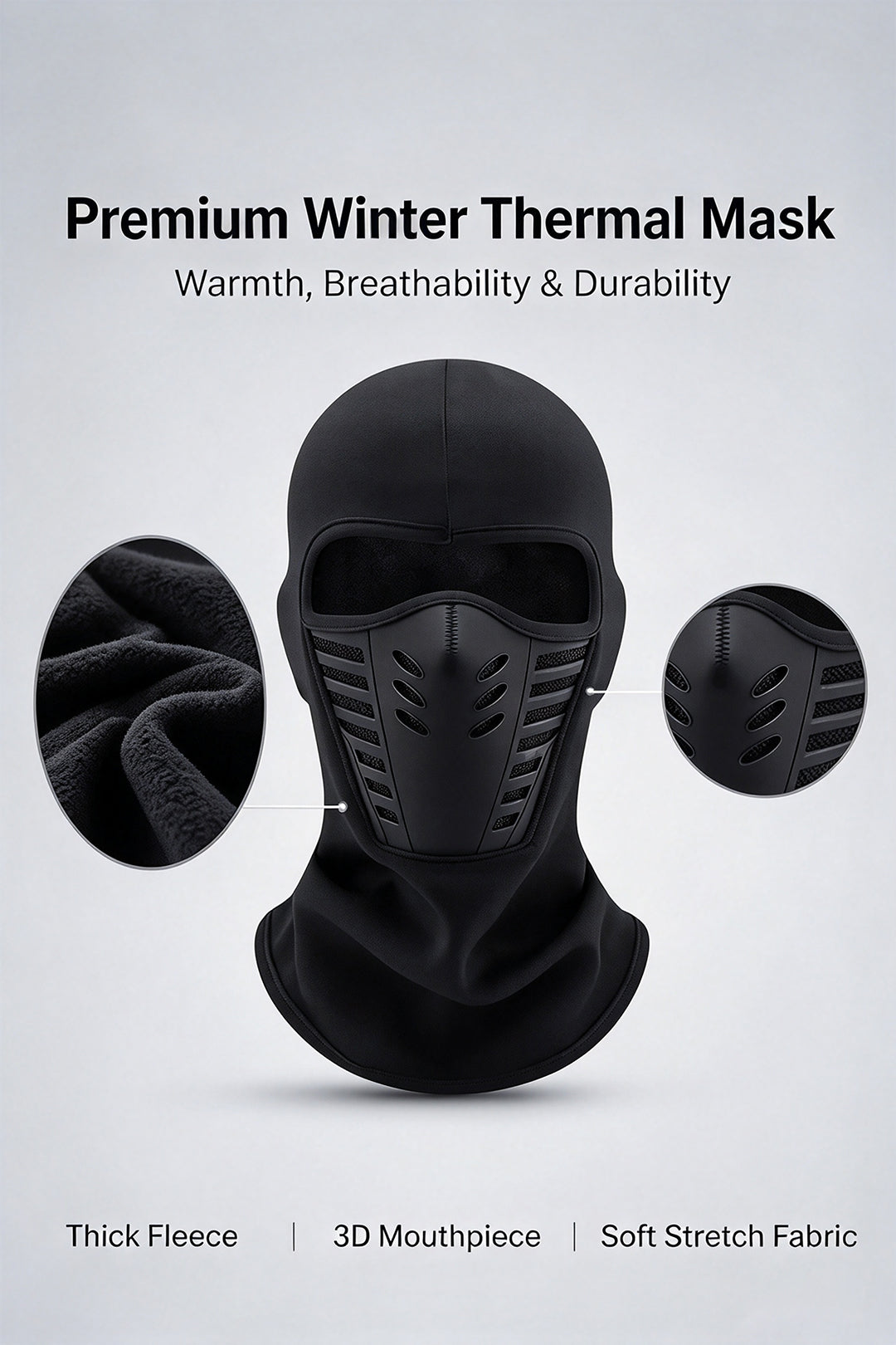 Zeeyr Windproof fleece ski mask