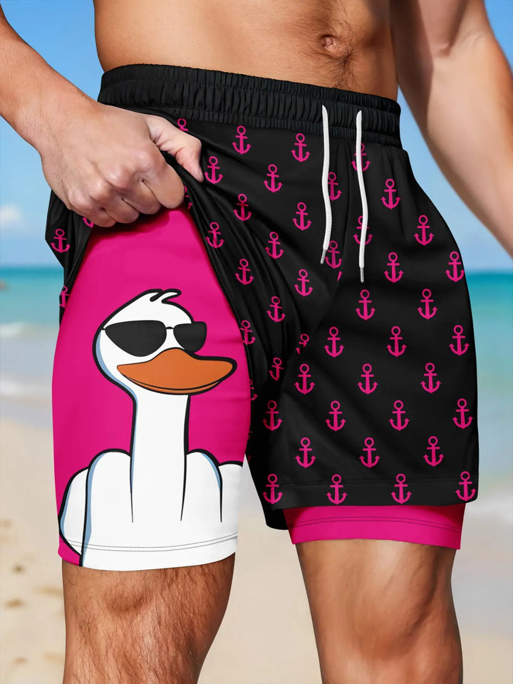 TideFlex 2-in-1 Beach Shorts