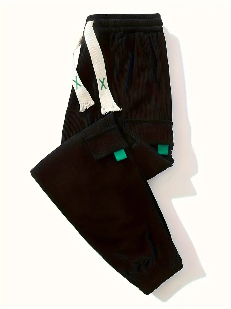 Plus Size Corduroy Joggers