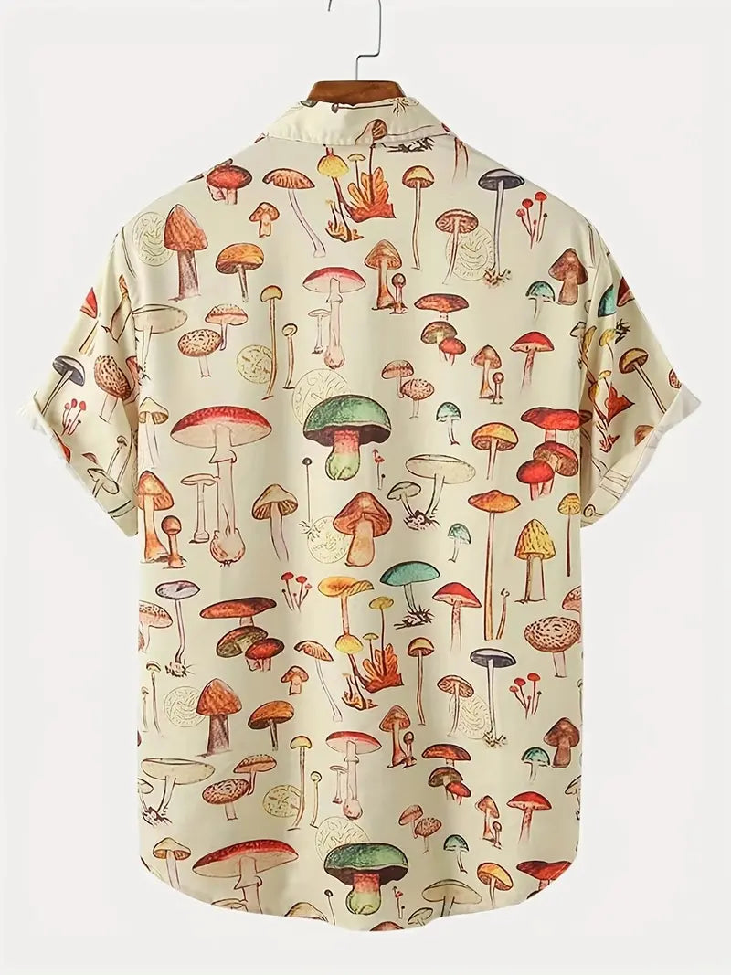 Mushroom Bloom Resort Shirt