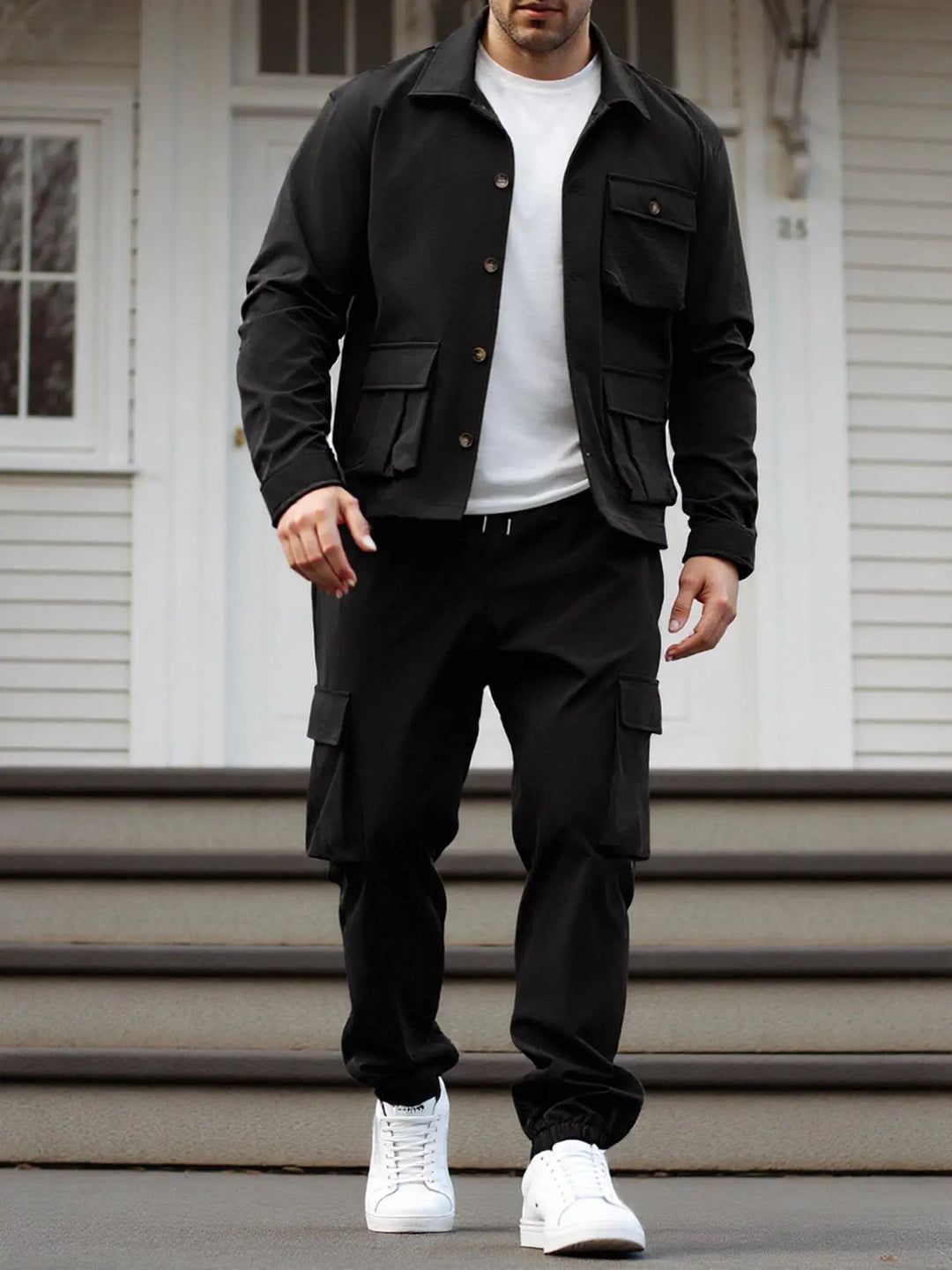 Urban Utility Cargo Jacket &amp; Pants Set
