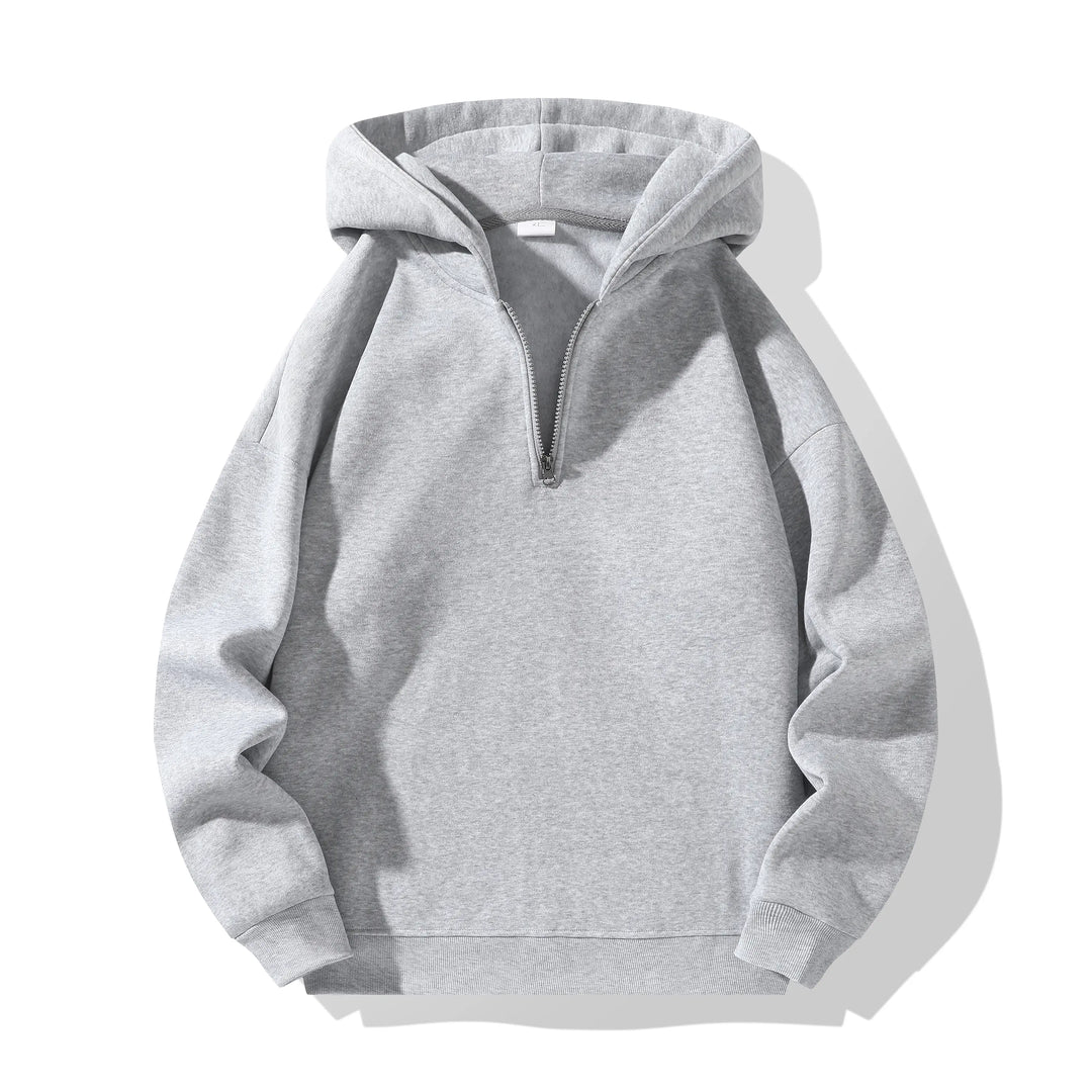 Half-Zip Long Sleeve Hoodie