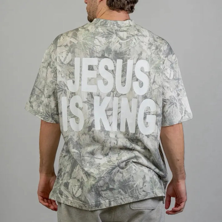 Jesus Is King Camo Faith Tee