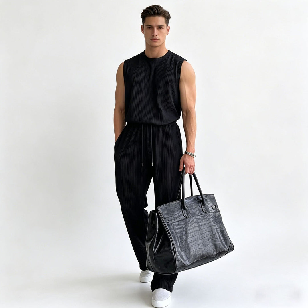 Athletic Sleeveless Lounge Set