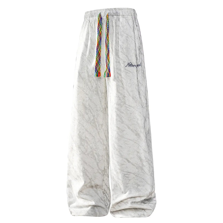 corduroy wide-leg streetwear pants